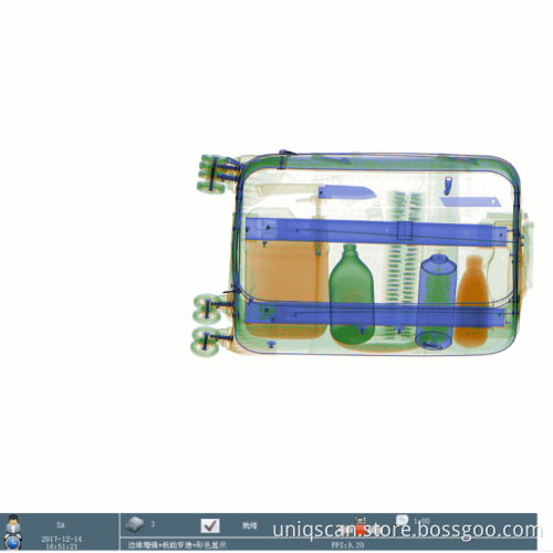 Security x ray introscope baggage scanner for stadium
